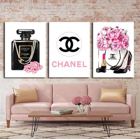 chanel purse wall art|Chanel art.